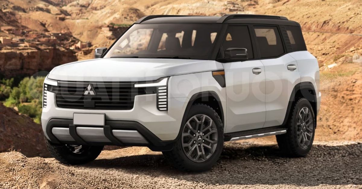 Mitsubishi Pajero tái xuất với 3 phiên bản, lớn hơn Land Cruiser, máy hybrid, vẫn đậm chất offroad