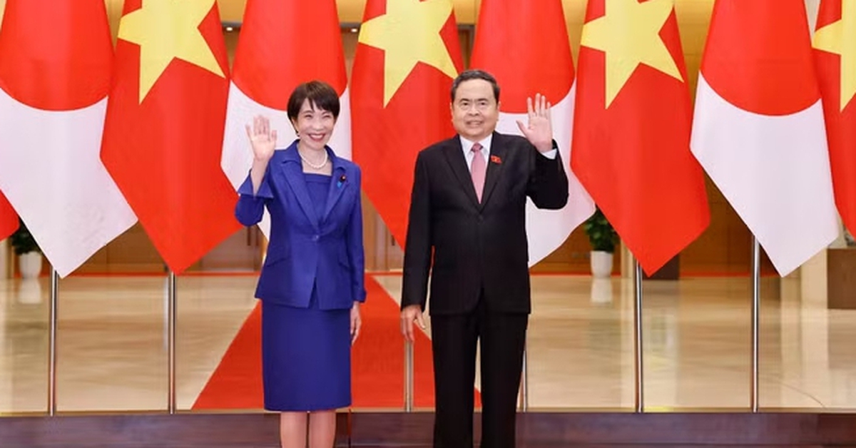 Chủ tịch Quốc hội Trần Thanh Mẫn hội kiến Thủ tướng Nhật Bản Takaichi Sanae