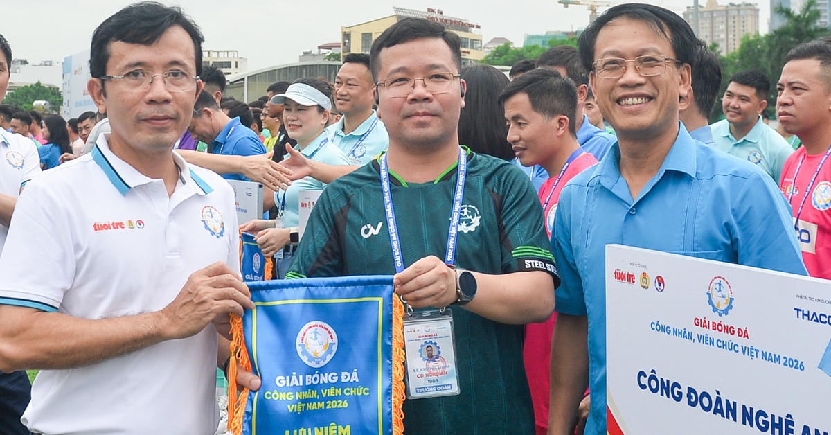 Giải bóng đá công nhân, viên chức Việt Nam 2026 chính thức bắt đầu!