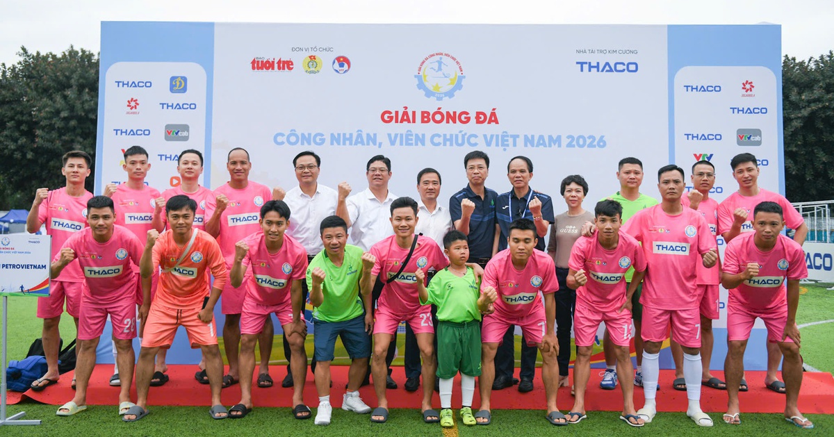 Khai mạc Giải bóng đá công nhân, viên chức Việt Nam 2026