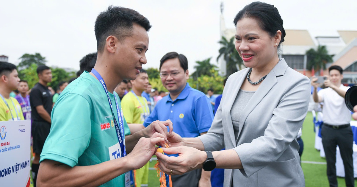 Giải bóng đá công nhân, viên chức Việt Nam 2026 chính thức khai mạc