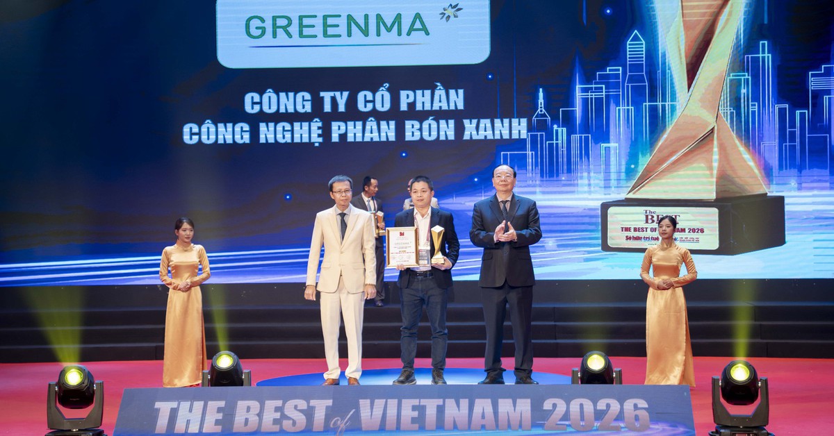 Phân bón hữu cơ Greenma được vinh danh Top 10 công ty phân bón uy tín tốt nhất Việt Nam