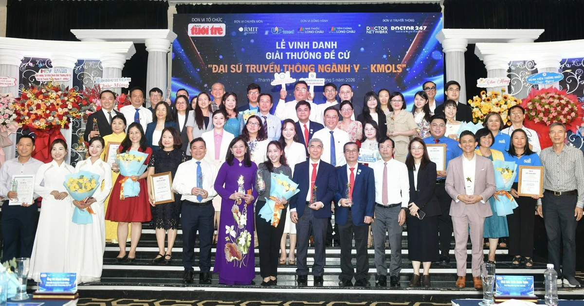 Lần đầu tiên vinh danh 'Đại sứ truyền thông ngành Y - KMOLs' trên toàn quốc
