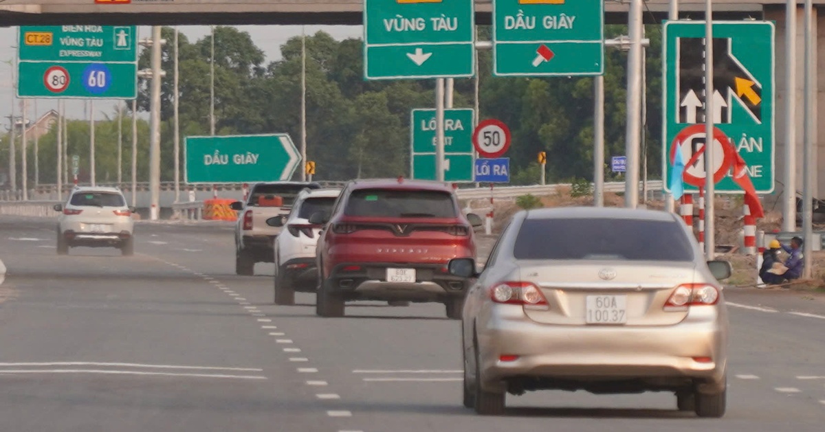 Sáng nay chưa mở được nút giao Long Thành để đi vào cao tốc Biên Hòa - Vũng Tàu
