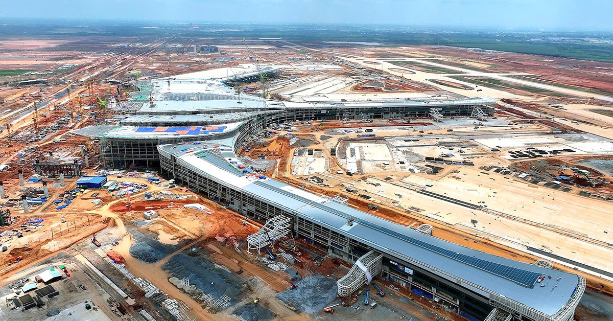 Phải hoàn thành trong tháng 6, nhà ga hành khách sân bay Long Thành mới đạt sản lượng 63%
