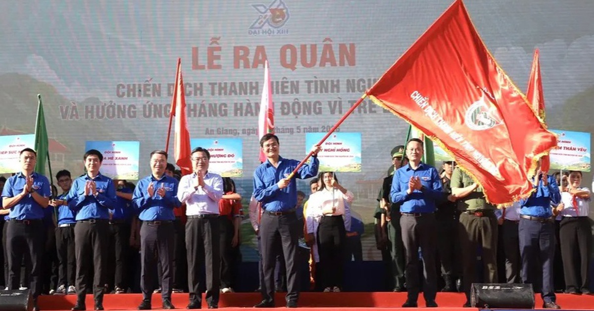 Ra quân chiến dịch Thanh niên tình nguyện hè 2026