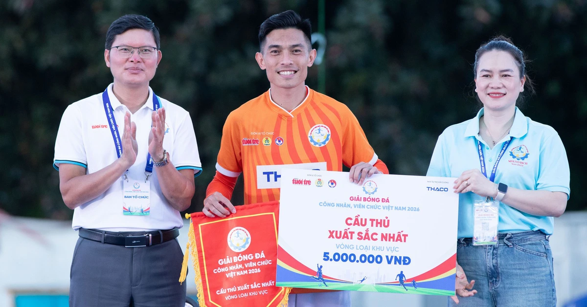 Nhân viên ngân hàng xuất sắc nhất vòng loại phía Bắc Giải bóng đá công nhân, viên chức Việt Nam