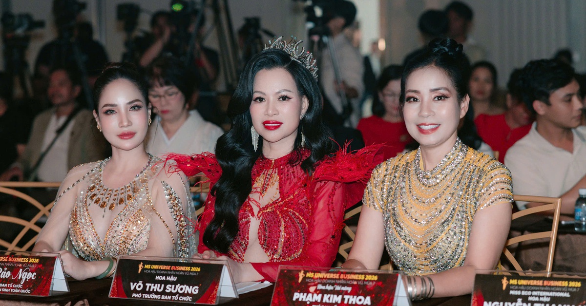 HH Võ Thu Sương làm Phó Ban Tổ chức Hoa hậu Doanh nhân Hoàn vũ 2026