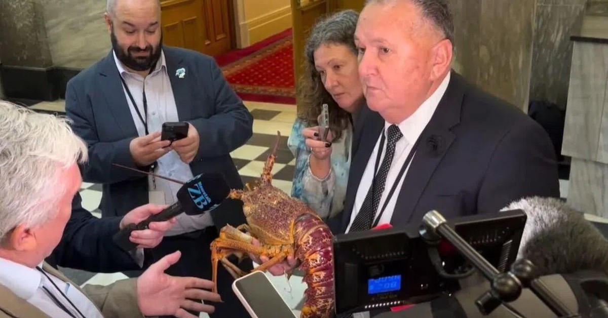 Nghị sĩ New Zealand gây sốc khi đem... tôm sống đến Nghị viện