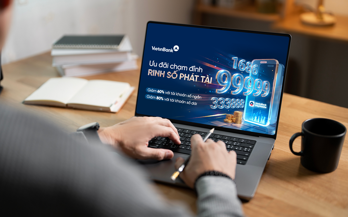 Cơ hội sở hữu tài khoản số đẹp với ưu đãi lớn từ VietinBank