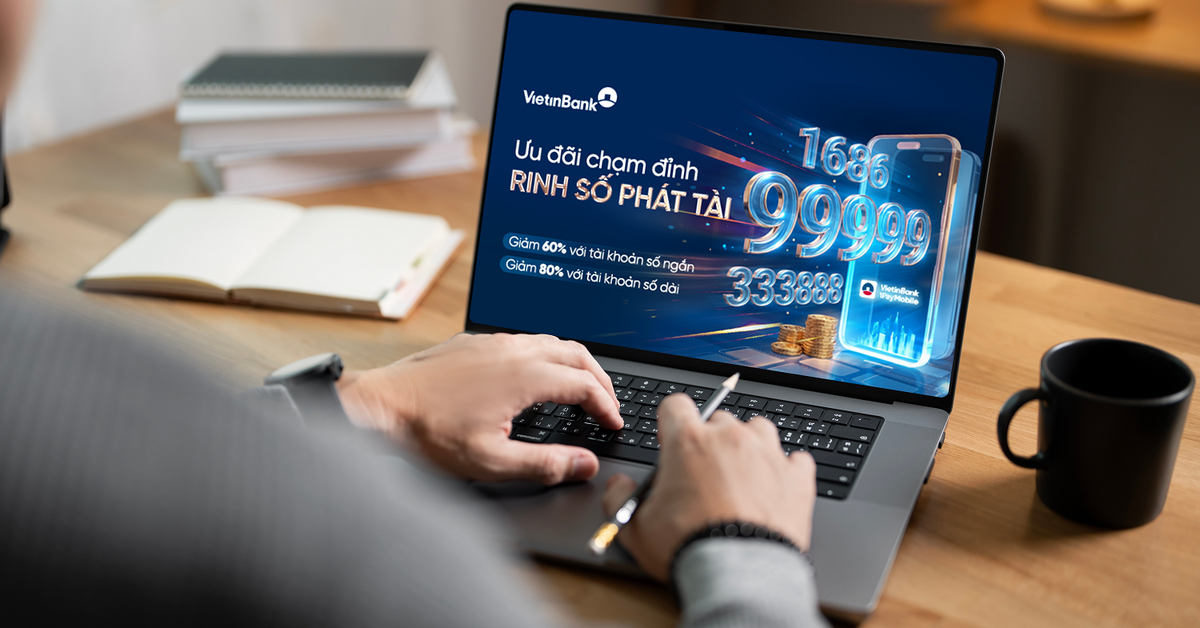 Cơ hội sở hữu tài khoản số đẹp với ưu đãi lớn từ VietinBank