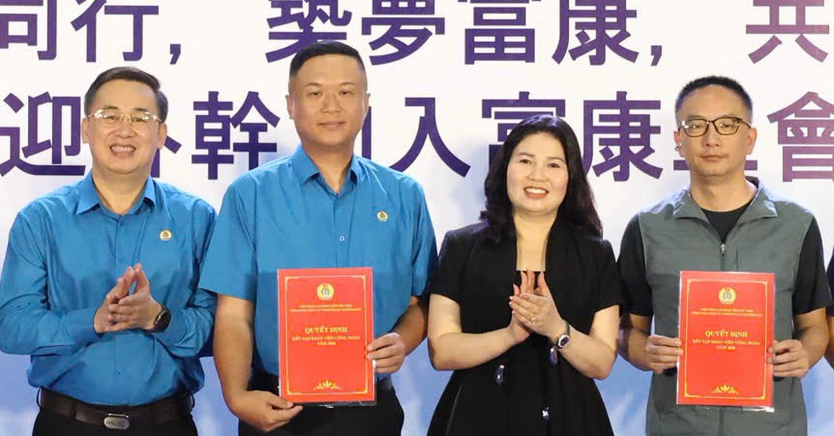 Gần 500 lao động nước ngoài ở doanh nghiệp FDI tại Bắc Ninh vào Công đoàn