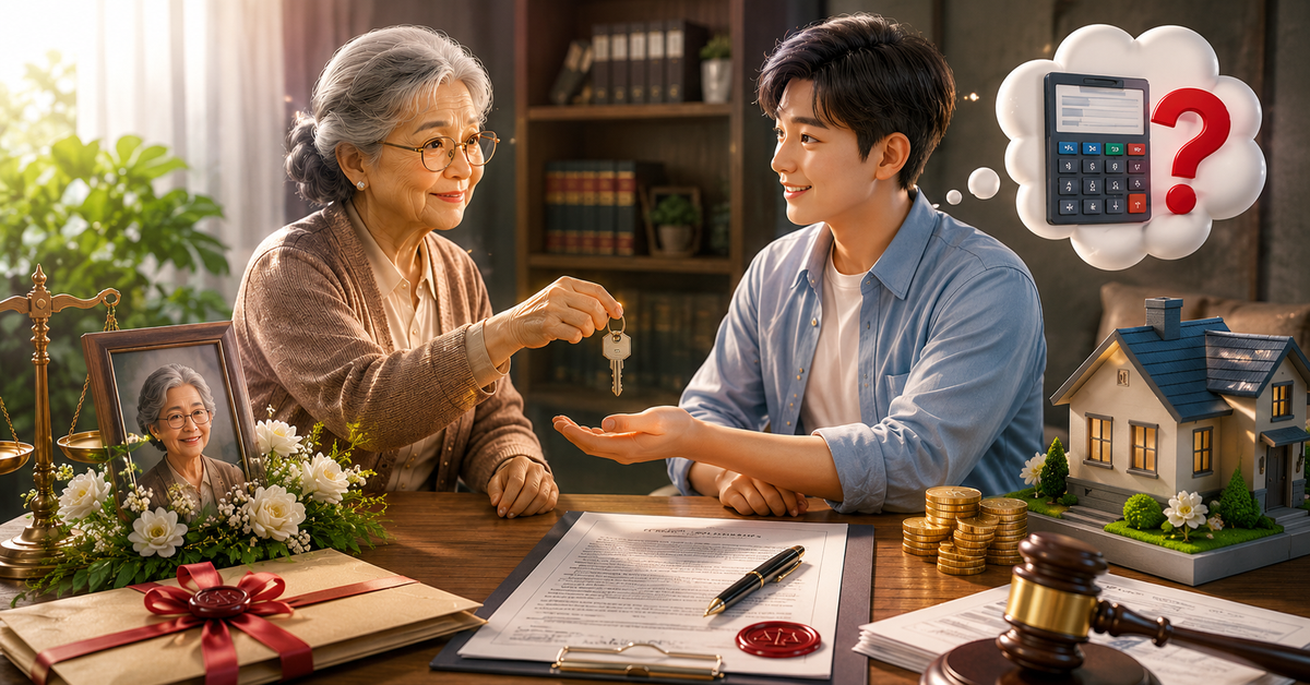 Bà cô qua đời có di chúc để lại nhà cho cháu, có phải đóng thuế không?