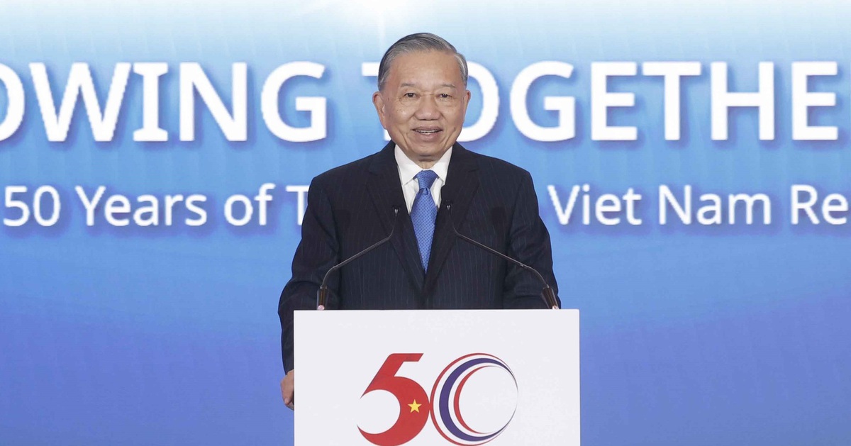 Tổng Bí thư, Chủ tịch nước: Cùng xây dựng chuỗi giá trị Việt Nam - Thái Lan trong không gian ASEAN