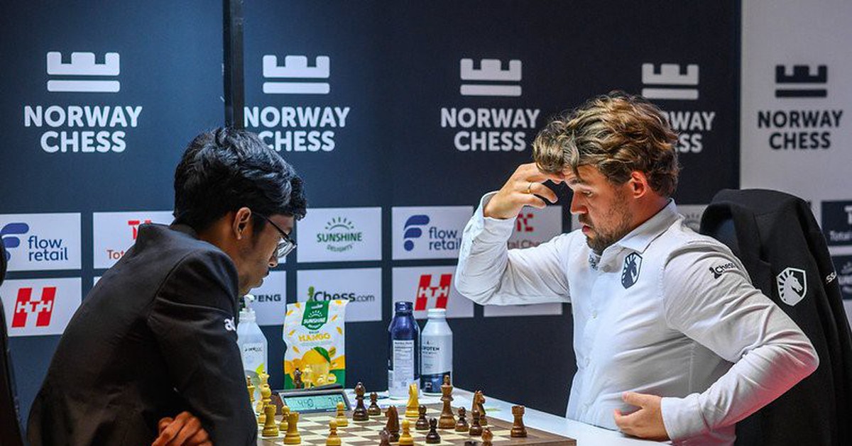 Carlsen đứng chót bảng tại Giải cờ vua Na Uy