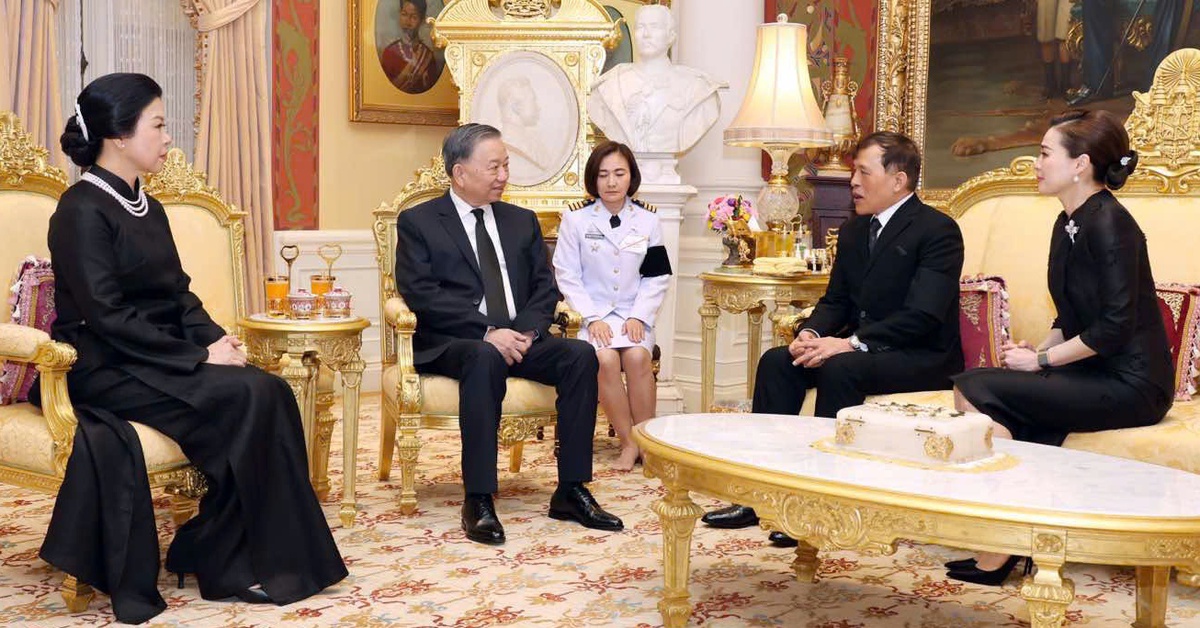 Tổng Bí thư, Chủ tịch nước Tô Lâm và Phu nhân hội kiến Nhà vua và Hoàng hậu Thái Lan