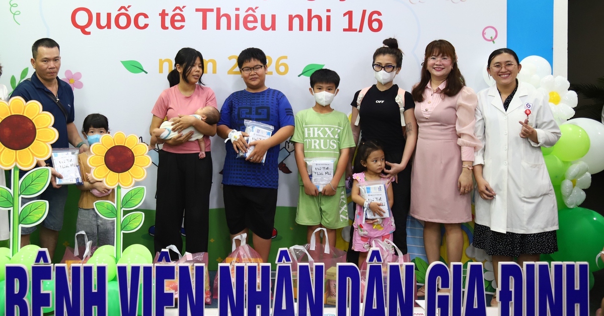 Quốc tế Thiếu nhi đặc biệt của các bệnh nhi tại Bệnh viện Nhân dân Gia Định