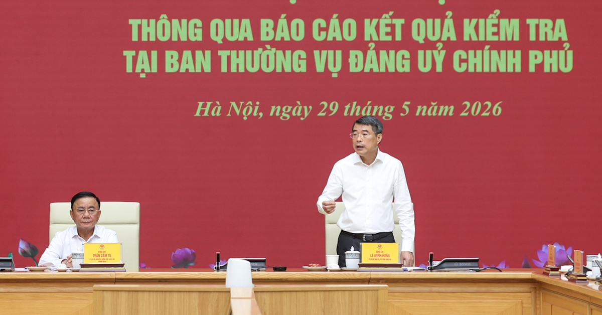 Đoàn kiểm tra của Bộ Chính trị: Đảng ủy Chính phủ hoàn thành khối lượng công việc lớn, có đột phá