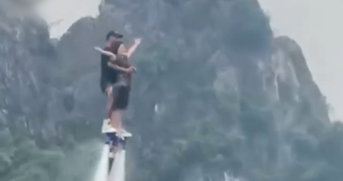 Vận động viên flyboard ngất xỉu sau 7 phút chìm dưới hồ Núi Lớ, toàn bộ hoạt động biểu diễn tạm dừng — image 1