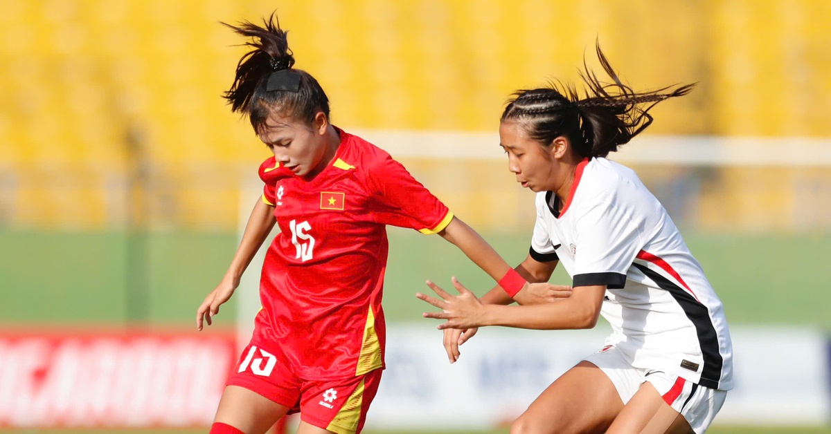 Lịch trực tiếp U17 nữ châu Á 2026: Việt Nam đấu Trung Quốc