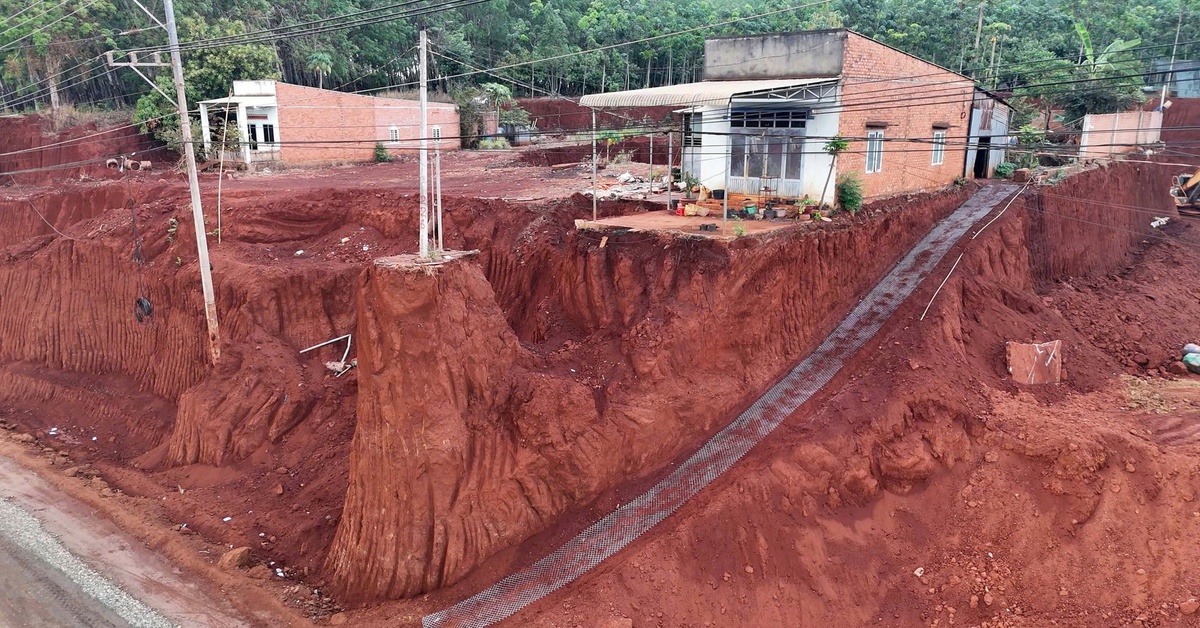 Đồng Nai chỉ đạo thanh tra toàn diện dự án hạ cốt nền khiến nhà dân cheo leo
