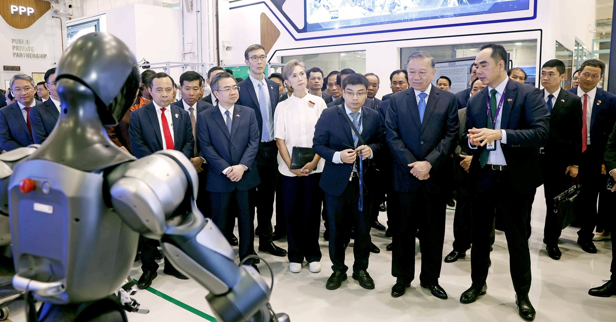 Tổng Bí thư, Chủ tịch nước Tô Lâm thăm nhà máy và trung tâm thử nghiệm tàu điện ngầm Singapore