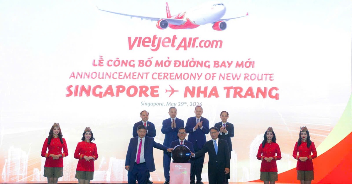 Vietjet mở đường bay Nha Trang - Singapore