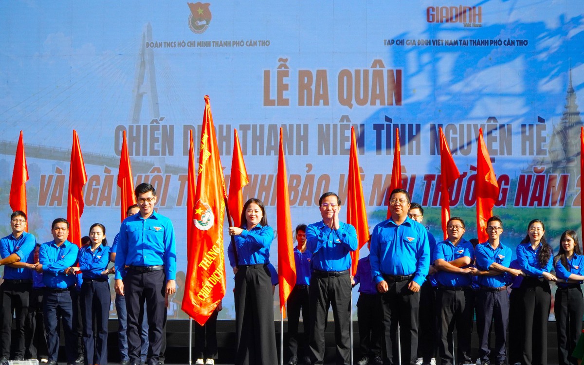 Cần Thơ ra quân chiến dịch tình nguyện hè với tổng nguồn lực trên 10 tỉ đồng