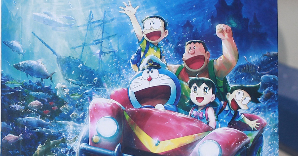 Vừa xem phim vừa đọc truyện Doraemon: Nobita và lâu đài dưới đáy biển