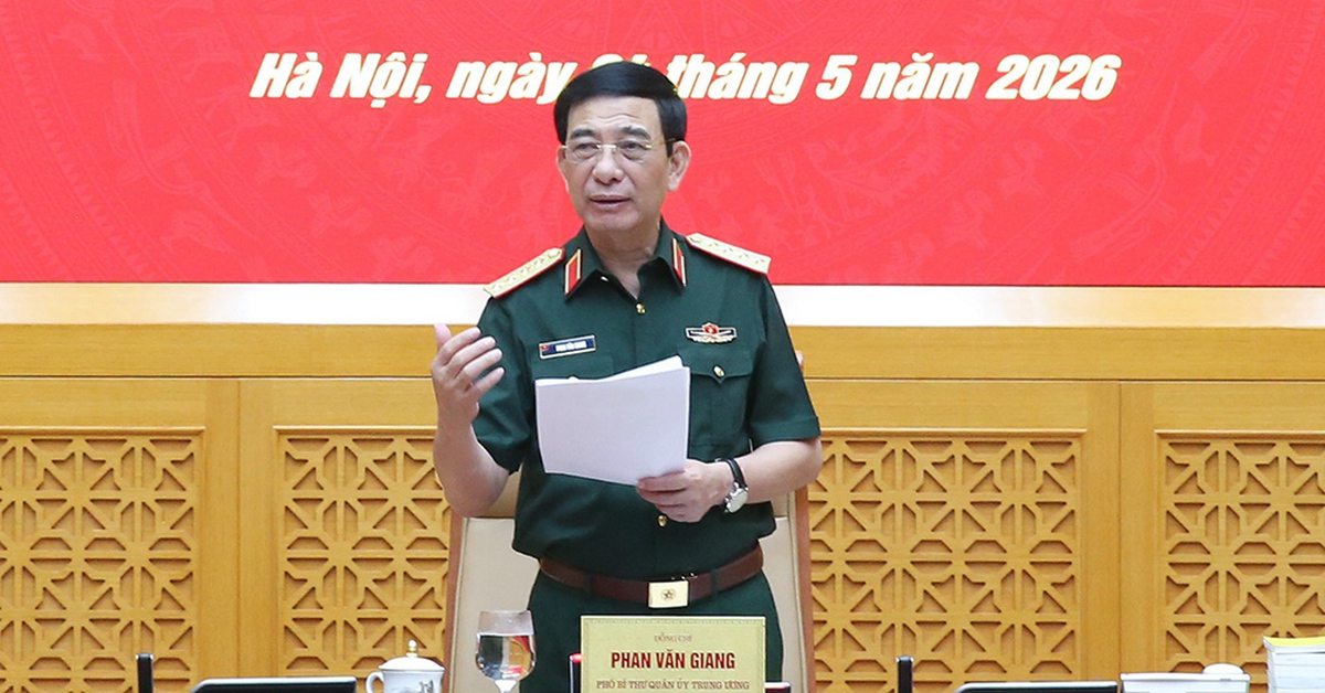 Đại tướng Phan Văn Giang chủ trì hội nghị Thường vụ Quân ủy Trung ương mở rộng