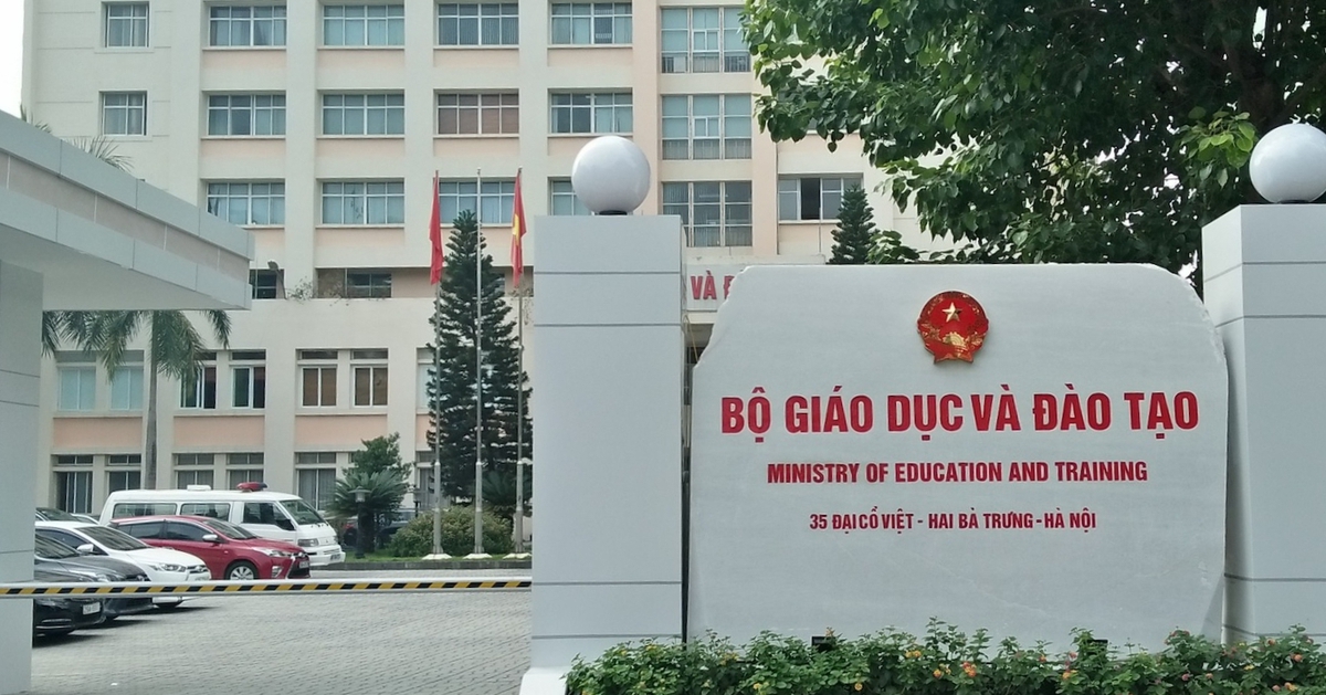 Đề xuất cơ cấu tổ chức mới của Bộ Giáo dục và Đào tạo, giảm 1 đơn vị