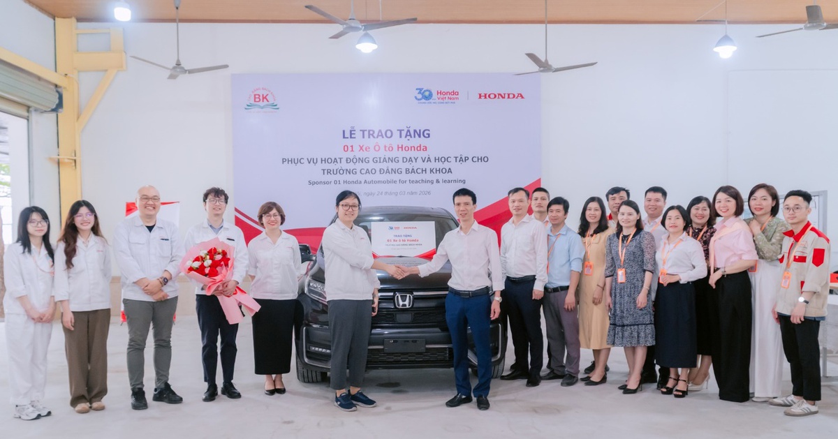 Cao đẳng Bách Khoa và Honda Việt Nam hợp tác bền vững
