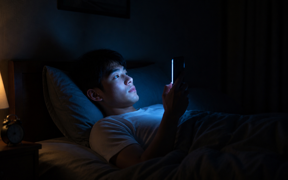 Vì sao càng dùng điện thoại, bạn càng khó ngủ?