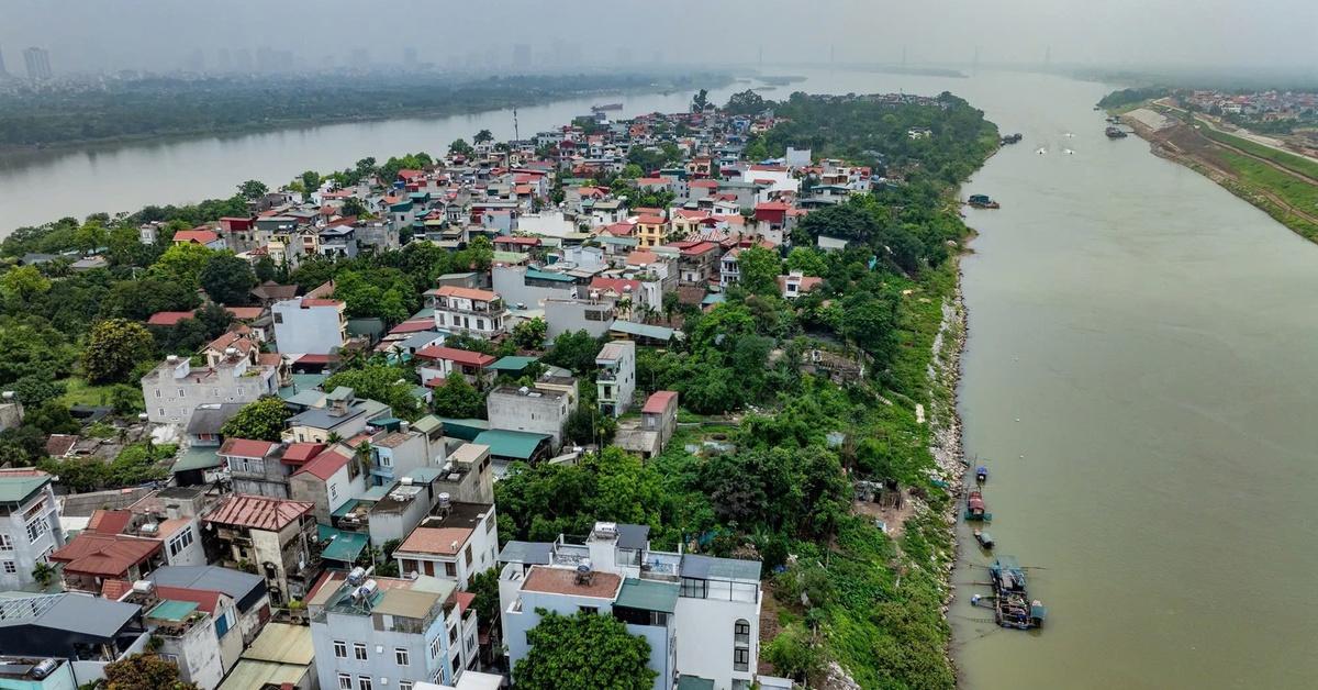 Hà Nội sẽ từng bước di dời, quy hoạch lại toàn bộ khu dân cư ngoài đê sông Hồng