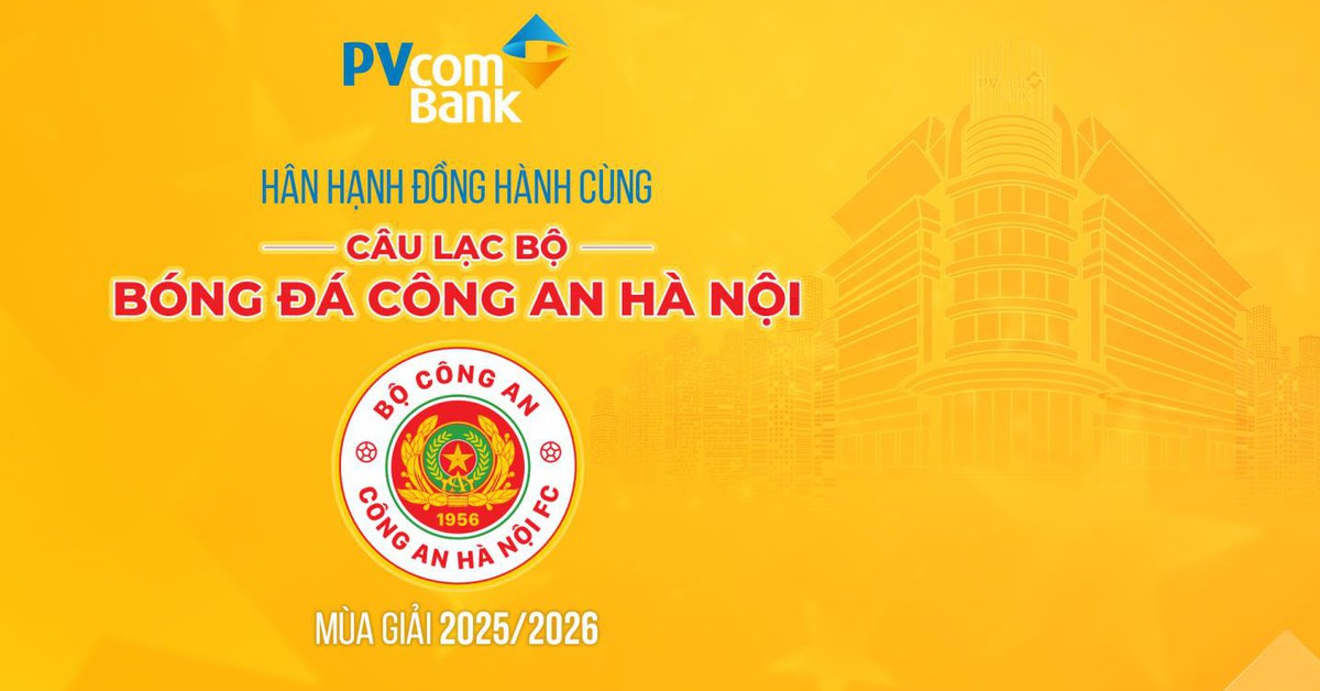 PVcomBank đồng hành cùng CLB Công an Hà Nội phát triển bóng đá Việt Nam