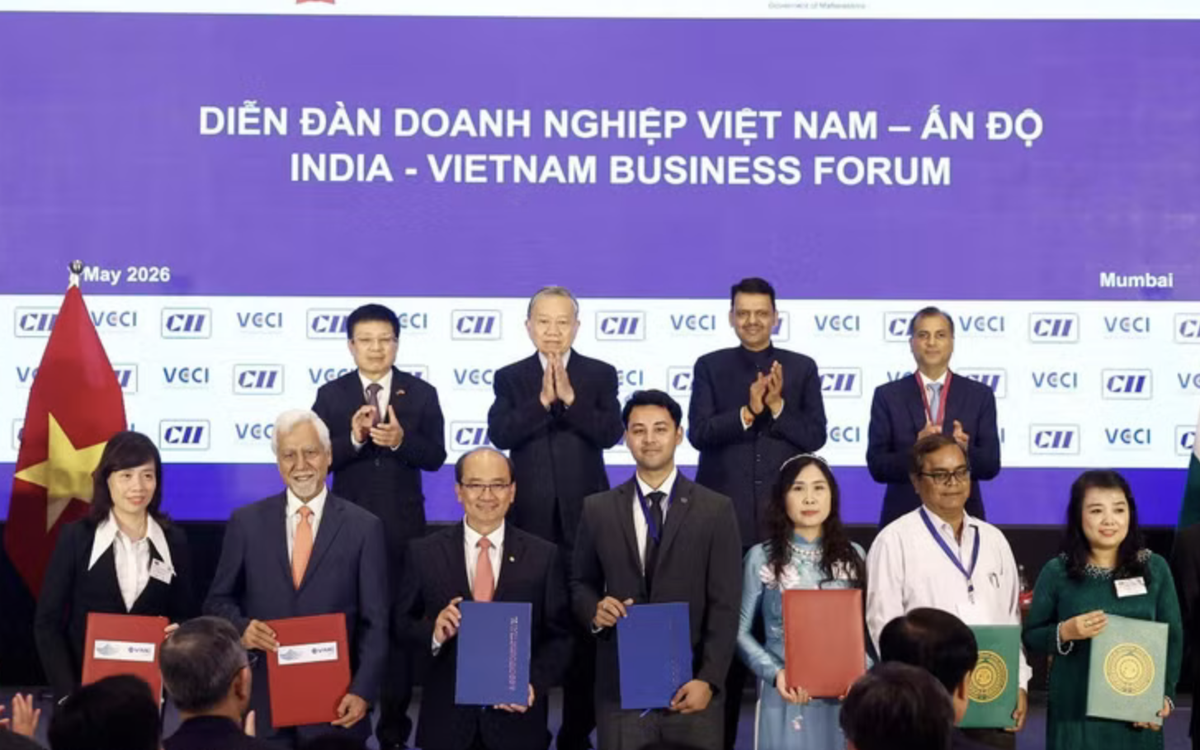Tổng Bí thư Tô Lâm thăm Mumbai: Doanh nghiệp Việt Nam - Ấn Độ trao 27 thỏa thuận hợp tác