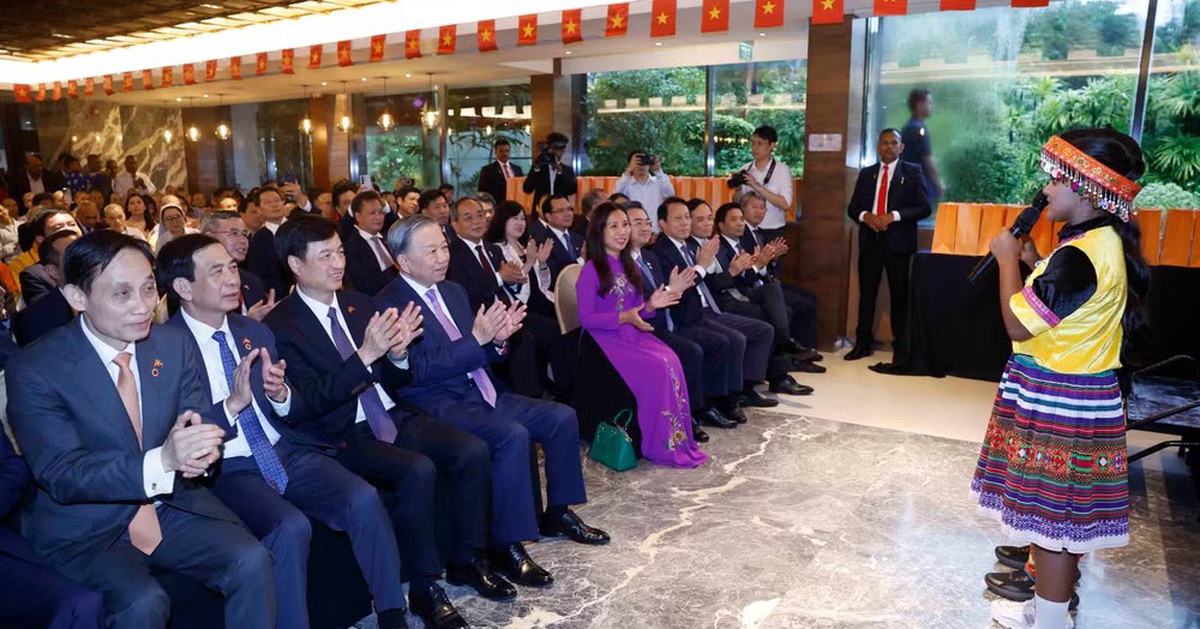 Tổng Bí thư, Chủ tịch nước Tô Lâm mong người Việt tại Sri Lanka phát huy bản sắc văn hóa dân tộc