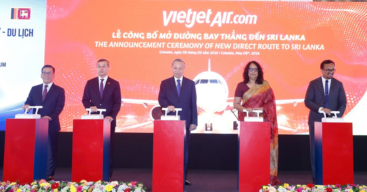 Vietjet khai mở đường bay TP.HCM - Colombo, Sri Lanka