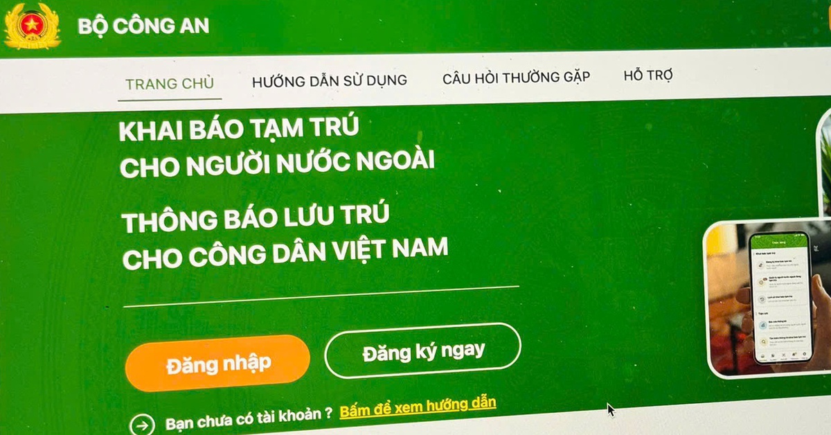 Từ 21-5, khai báo tạm trú và lưu trú cho người Việt và người nước ngoài trên website chung
