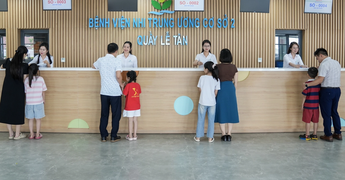 Cơ sở 2 Bệnh viện Nhi Trung ương chính thức đi vào hoạt động, giảm tải cho tuyến cuối nhi khoa