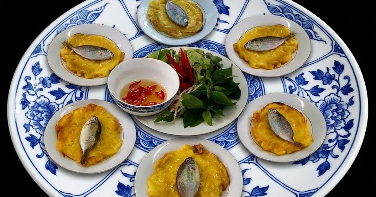Thơm ngon bánh khoái cá kình, chợ Chuồn anh nhớ mối tình đôi ta