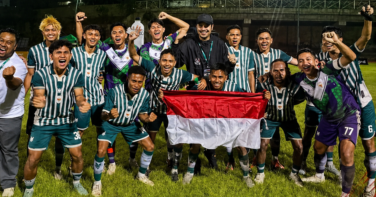 Bóng đá 7 người Indonesia gây sốc khi loại Brazil để vào chung kết vô địch thế giới
