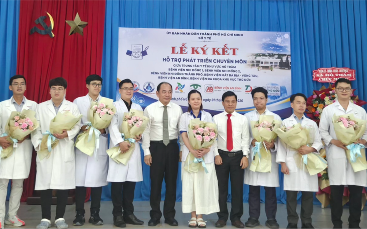 TP.HCM khởi động chương trình nâng năng lực cho Trung tâm Y tế khu vực Hồ Tràm