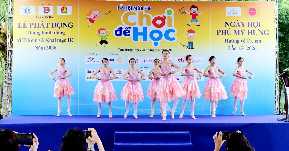 Sôi động cùng Ngày hội Phú Mỹ Hưng hướng về trẻ em