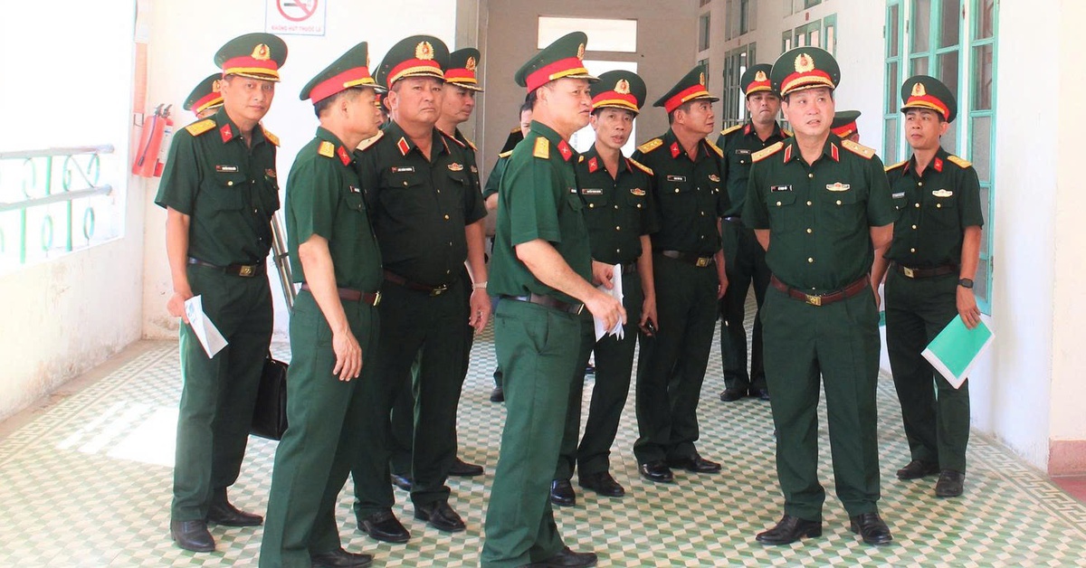 Quân khu 5 kiểm tra thực địa để thành lập Tiểu đoàn Phương tiện không người lái
