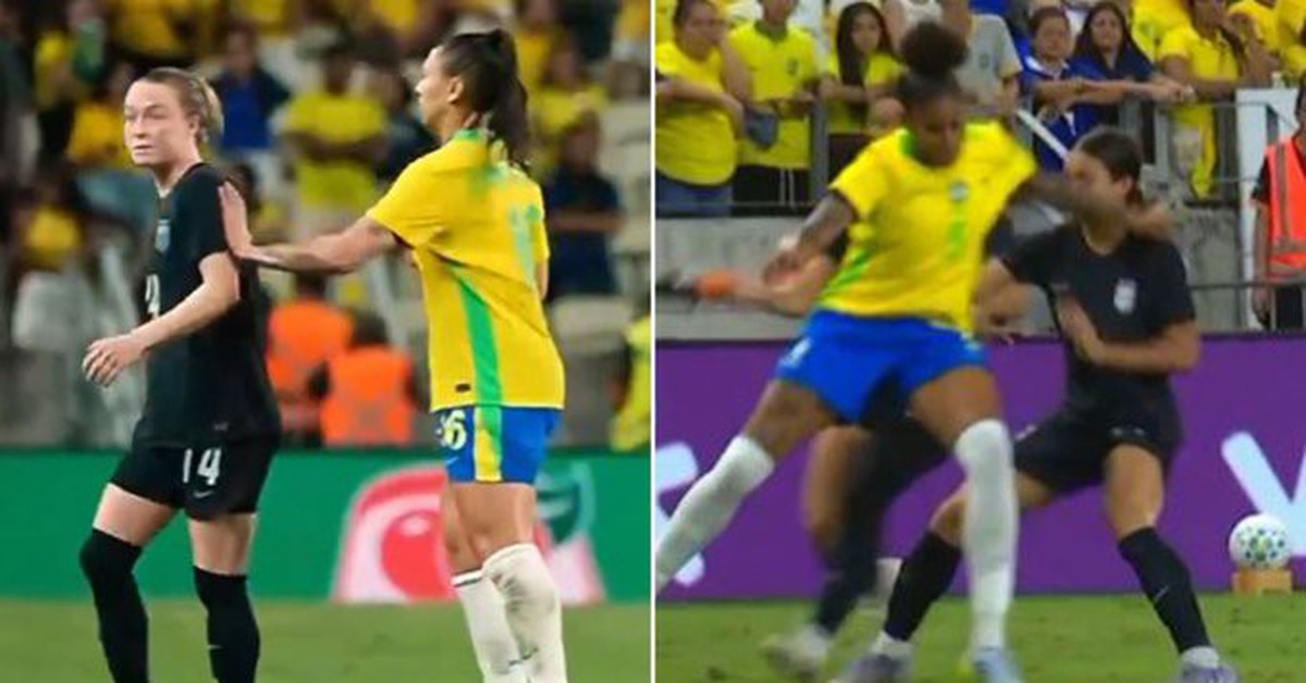 Tuyển nữ Brazil nhận 8 thẻ đỏ trong trận giao hữu với Mỹ