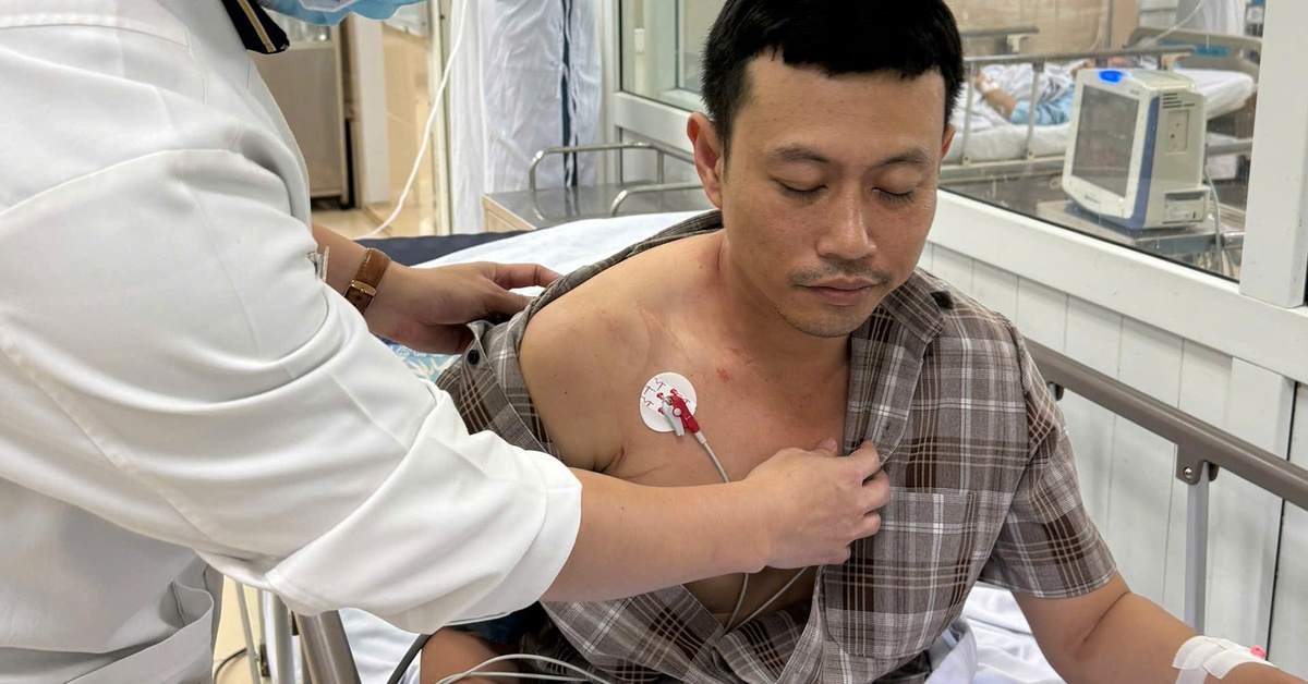 Bị sét đánh khi đang cào nghêu, người đàn ông may mắn thoát chết