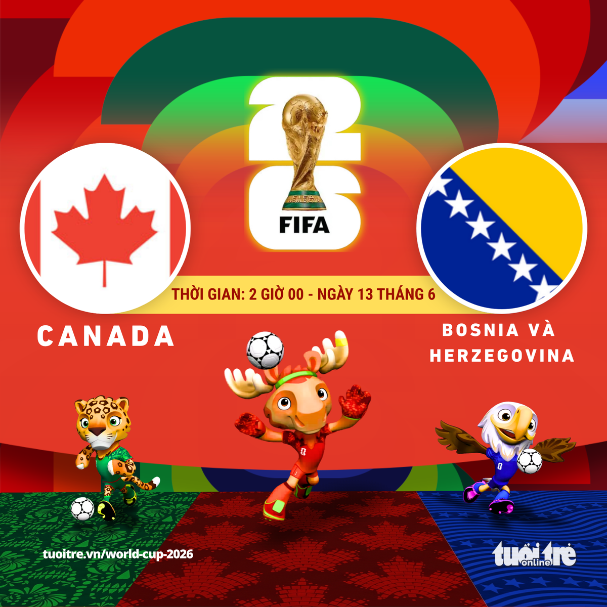 Đội tuyển Canada vs Đội tuyển Bosnia và Herzegovina Đội tuyển Canada vs Đội tuyển Bosnia và Herzegovina