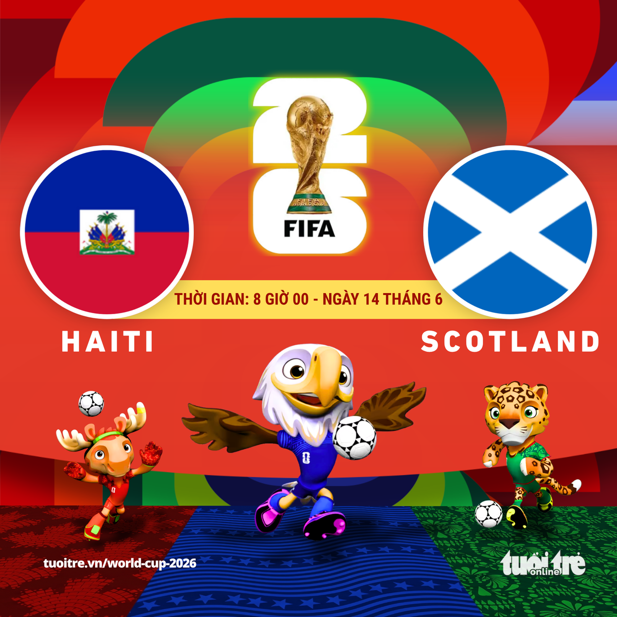 Đội tuyển Haiti vs Đội tuyển Scotland Đội tuyển Haiti vs Đội tuyển Scotland