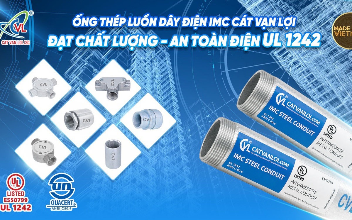 Ống luồn dây điện IMC đạt chứng nhận UL Listed - UL 1242